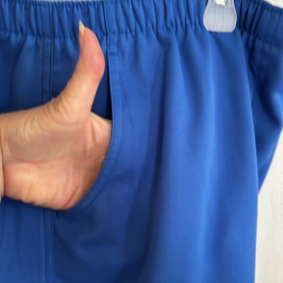 Alia women’s 14P Capri’s with pockets, beautiful blue - Picture 4 of 7